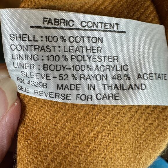 Gallery Green Long Trench Coat Size 12 Removable Lining Leather Contrast - Picture 12 of 13